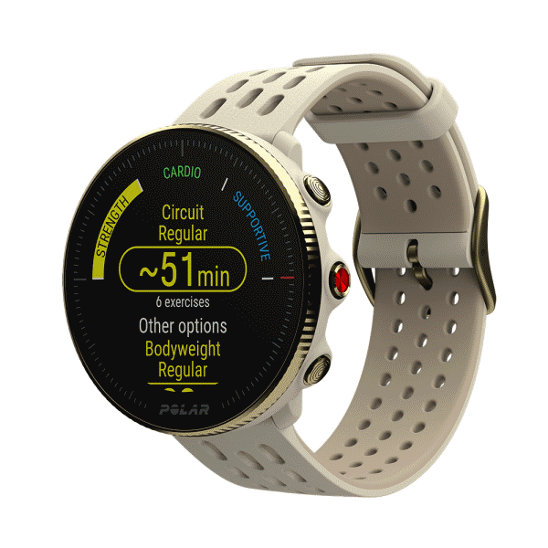 Polar_Vantage-M2_frontleft_champagne_Fitspark_Circuit_Regular
